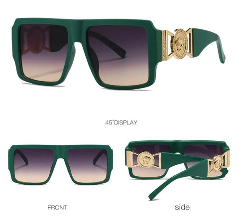 Green Square Sunglasses