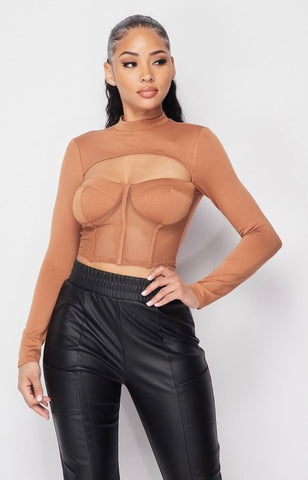 Take me with you bustier top