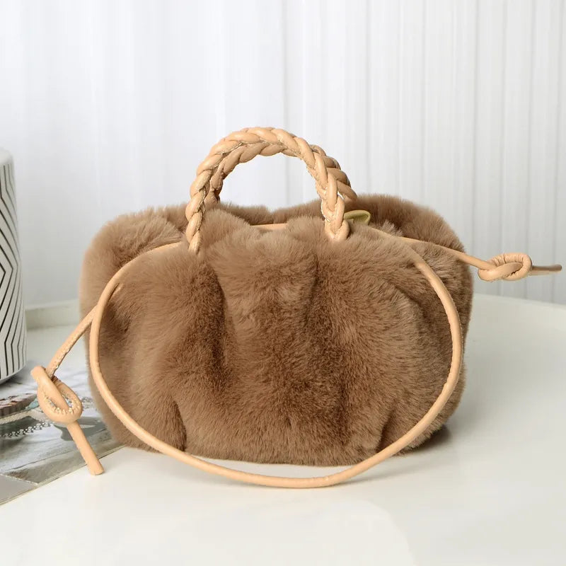 Winter Fur Bag- Coffee