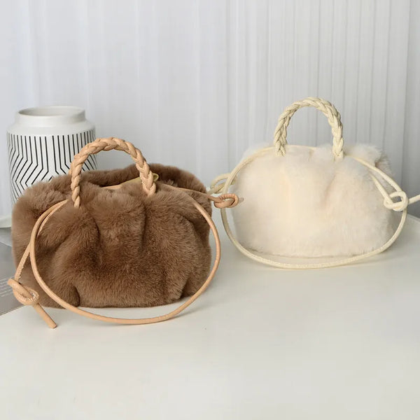 Winter Fur Bag- Coffee